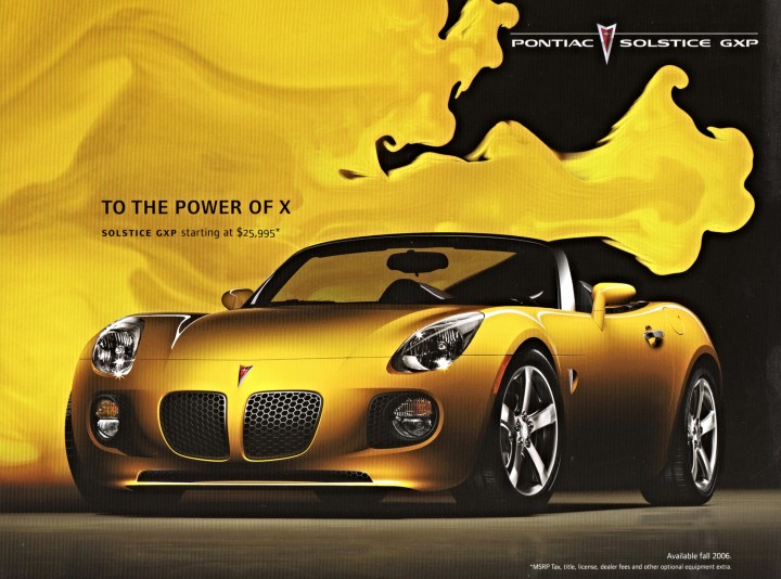 2007 Pontiac Solstice GXP ad