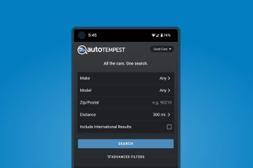 AutoTempest App Dark Mode